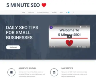 5Minseo.com(5 Minute SEO) Screenshot