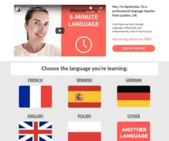 5Minutelanguage.com(Minute Language) Screenshot