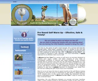 5Minutestotee-Time.com(Golf) Screenshot
