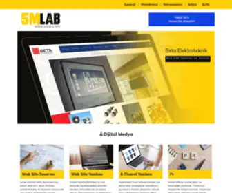 5Mlab.com(5M Lab // Dijital Medya Ajansı) Screenshot