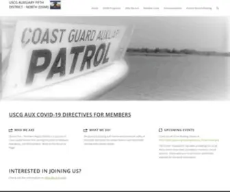 5NR.org(USCG Auxiliary in Delaware) Screenshot