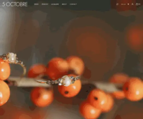 5Octobre.com(Fine Jewelry) Screenshot