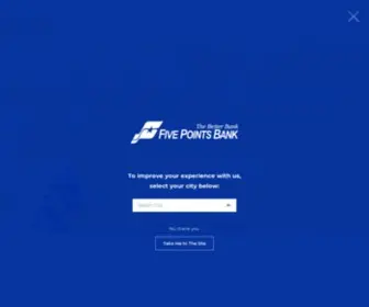 5Pointsbank.com(Five Points Bank) Screenshot