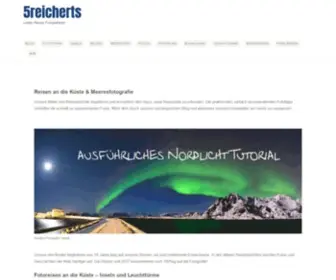 5Reicherts.com(Meeresfotografie, mit Reiseberichten und Fototipps, Reisen mit Kindern) Screenshot