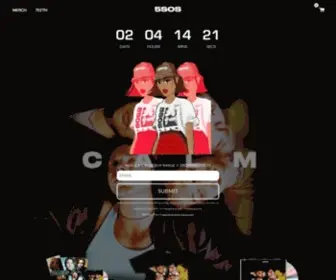 5SosStore.com(Official 5SOS Store) Screenshot