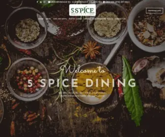 5Spice.ca(5 Spice Dining) Screenshot