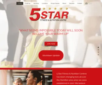 5Star-Fitness.com(5 Star Fitness & Nutrition Centre) Screenshot