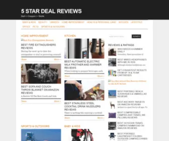 5Stardealreviews.com(5 Star Deal Reviews) Screenshot