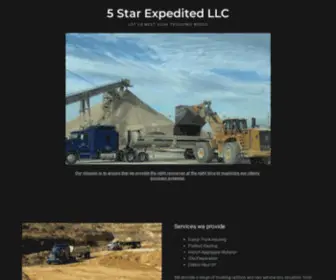 5Starexpedited.com(We are an asset based trucking company) Screenshot