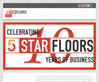 5Starfloor.com(5 Star Floors) Screenshot