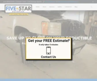 5Starpaintandbody.com(Auto Body Repair) Screenshot