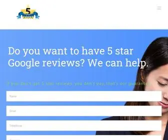 5Starreviewconsultants.com(5 Star Review Consultants) Screenshot