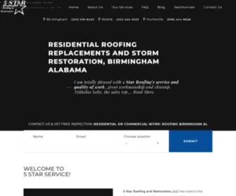 5Starroofer.com(Residential and Commercial Roofing Services) Screenshot