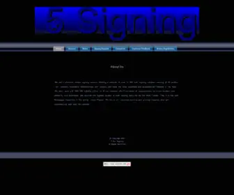 5Starsigning.com(5 Star Signing) Screenshot