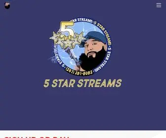 5Starstreams.com(FIVE STAR STREAMS) Screenshot