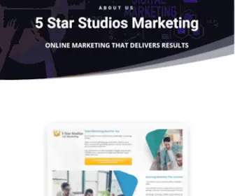 5Starstudios.com(5 Star Studios Agency helping business optimize their local marketing) Screenshot