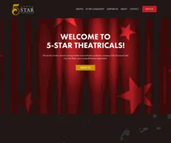 5Startheatricals.com(5-Star Theatricals (formerly Cabrillo Music Theatre)) Screenshot