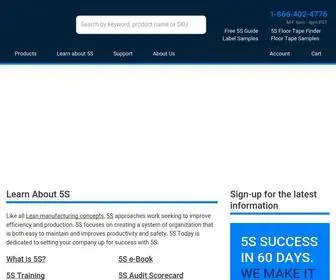 5Stoday.com(5S Training Solutions and Products) Screenshot