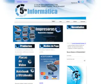 5Tainformatica.com.ar(5ta Informatica) Screenshot