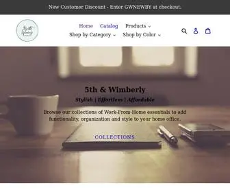 5Thandwimberly.com(5th & Wimberly) Screenshot