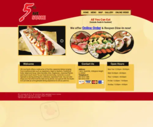 5Thavesushi.com(#1 Chop Suey) Screenshot