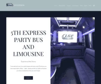 5Thexpress.com(South Florida’s premier party and limo bus service. The 5th express) Screenshot