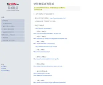 5Verify.com(五威数据) Screenshot