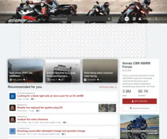 600RR.net(Honda CBR 600RR Forum) Screenshot