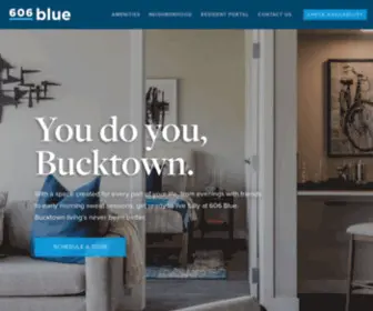 606Blue.com(606 BLUE APARTMENTS) Screenshot