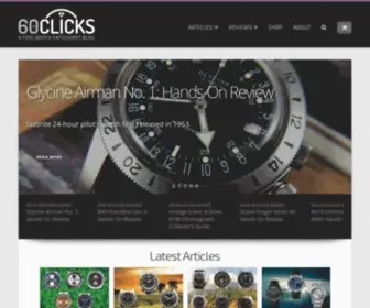 60Clicks.com(Tool Watches) Screenshot