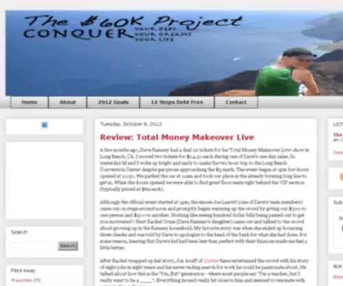 60Kproject.com(Debt Free Life) Screenshot