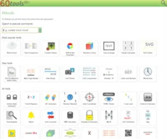 60Tools.com(Online Tools und Generatoren) Screenshot
