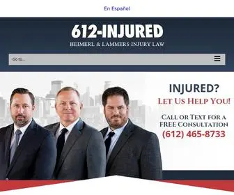 612Injured.com(Personal Injury Attorneys Minnetonka) Screenshot