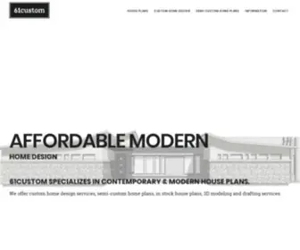 61Custom.com(Contemporary & Modern House Plans) Screenshot