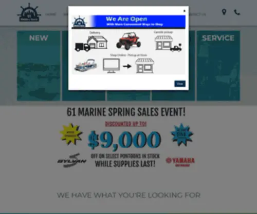 61Marine.com(61 Marine) Screenshot