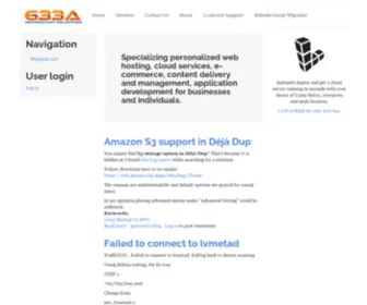 633A.com(Web Hosting and Development) Screenshot
