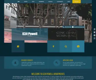 634Powell.com(634 POWELL Apartments) Screenshot