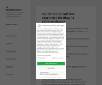 64-Schattenboxer.de(Informationen zum Lernen von Tai Chi und Qigong) Screenshot