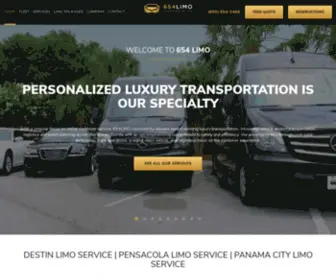 654Limo.com(Limo Service & Airport Shuttle in Destin & Panama Florida) Screenshot