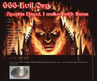 666-Evil.org(Apophis Dagod Ministries I walked with satan a 666 part series) Screenshot