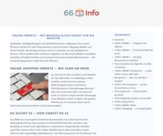 66Info.de(Online-Märkte) Screenshot
