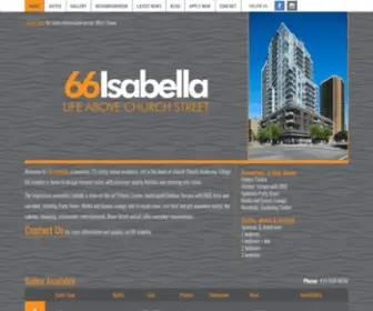 66Isabella.com(66 Isabella) Screenshot