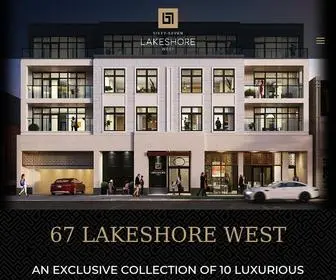 67Lakeshorewest.com(67 Lakeshore West by Bevco Homes Ltd) Screenshot