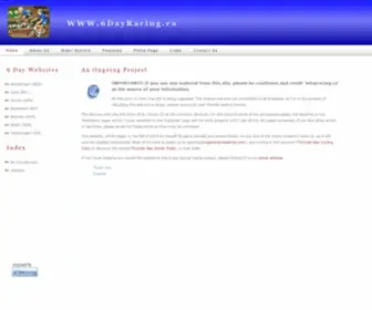 6Dayracing.ca(6-day Bicycle Racing) Screenshot