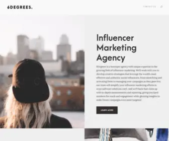 6Degrees.agency(Top TikTok Influencer Marketing Agencies to Boost Your Campaigns) Screenshot