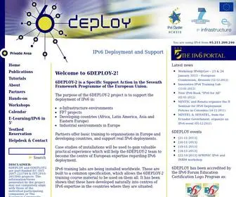 6Deploy.eu(IPv6 Deployment and Support) Screenshot