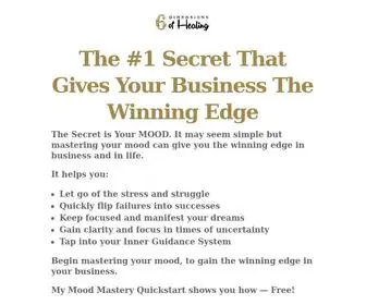 6Dmoodmastery.com(Winning Edge for Business) Screenshot