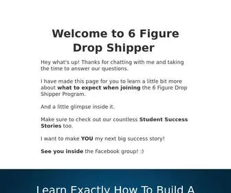 6Figuredropshipper.com(6 Figure Drop Shipper (6FDS)) Screenshot