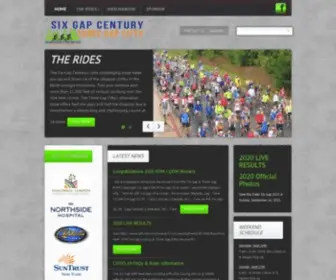 6Gap.com(Home of the Six Gap Century & Three Gap Fifty Bicycle Ride) Screenshot