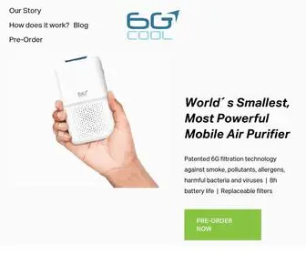 6Gcool.com(Best portable air purifier) Screenshot